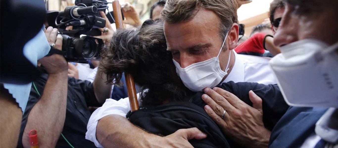 Ε.Μακρόν: Στην Βηρυτό για δεύτερη φορά ο Γάλλος πρόεδρος μετά την φονική έκρηξη